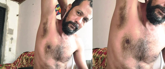Smoking, armpits and cum rag