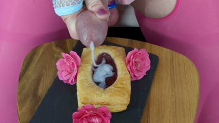 Rikki Ocean's Raspberry Cream Croissant