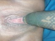 I USED A BBC DILDO TO HER AND SHE LOVE IT SHE MOAN LOUD SQUIRTED SO MUCH MUST WATCH
