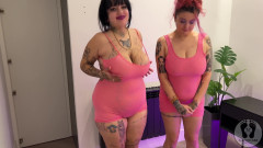 Bouncing Huge Boobs Jumping Tits Ass Shaking Belly Fetish