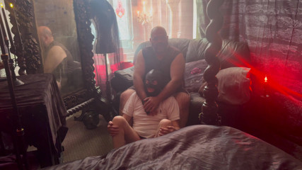 Part 1:-Lanista Bear &amp; Tawsema spanking session in the vamp room!