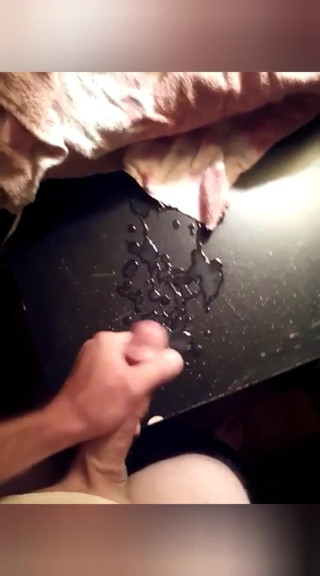 cumming on my desk