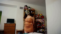 Sexy Purge Cat Girl Enters the House for Some Big Black Cock BBC Happy Halloween