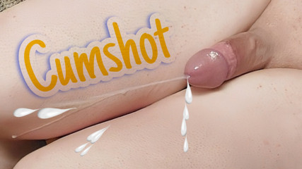 Handless Cumming Big Load Hot Cum Special Masturbating With Legs thumbnail