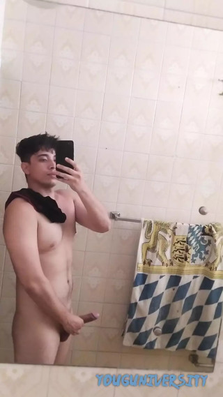 I got hard in the shower