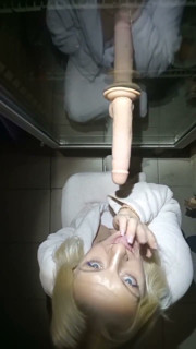 Suction-cup Dildo on the Refrigerator