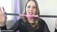 Cassie's BDSM Gag Try on and Talk