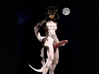 The Werewolf in me causes my biggest cumshots for my big cock