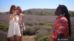 Blacked Backpacker Emelie Can't Get Her Tour Guides