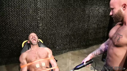 Big Guy Dirk Caber Tased And Slapped While Tied Up
