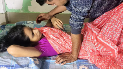 DESI BEUTIFUL GIRL PARNITA WITH HUSBEND