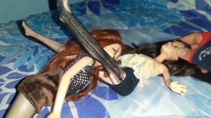 Lesbian secretaries enjoy their bodies and touch each other