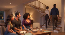 Steamy Weekend Surprise with Alluring Mature Stepaunt and Fiance Loving Approval - Ai Generated