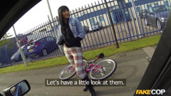Fake Cop - Hot Cyclist with Big Tits and Sweet Ass Takes Big Load