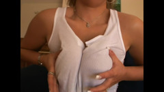 Spanking her juicy cheeks  