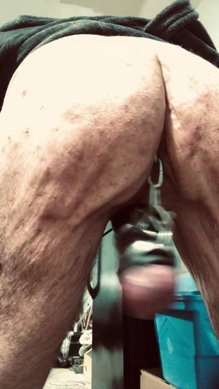 Balls Stretched and Ass Plugged