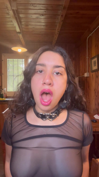 Dominant latina in see through top - rough self spanking traste - Souphicherry