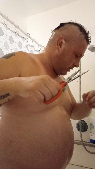 8-19-2024 a haircut while I shower
