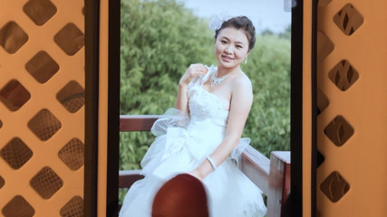 Cum tribute to Baby Face Chinese Bride with dirty talk