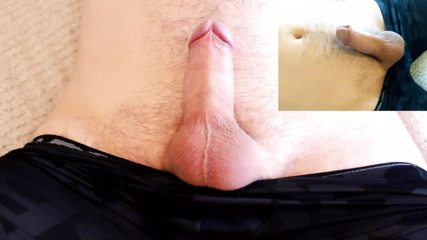 Bike Shorts Cumshot With 2 Camera Angles