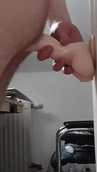 fucking huge dildo deep and hard