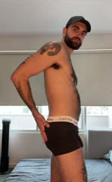 Hunk Fucking Dildo in Multiple Positions