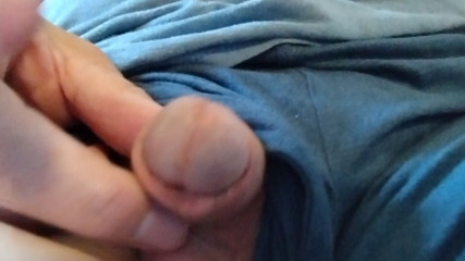 Leaking precum from watching porn