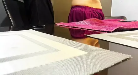 Me and my girlfriend office alone