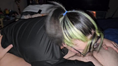 Back and swallowing cum again and again compilation