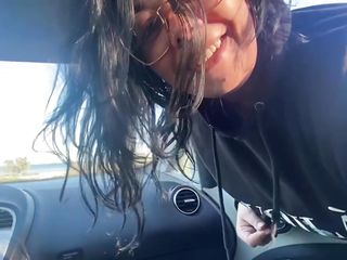 Maya Gets Into a Stranger&#039;s Car and They Fuck in the Parking Lot