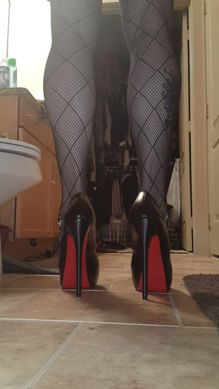 Man in heels