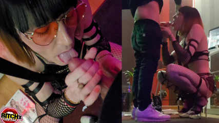 Sex Slave, Submissive In Front Of A Beautiful Cock In FACeFuckiNg For The St❤️ 🔥ValenTin VaneSsaBiTCHx PariSChienneTrvprod⁹&sup1; thumbnail