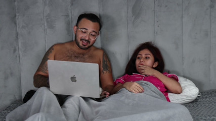 MY WIFE GETS FUCKED ON ALL FOURS BY A SNOOZE IN MY BED