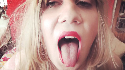 Fuckable blonde girl shows you her anal plug and sweet talks to your ear thumbnail