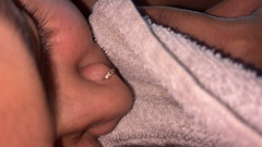 Husband Watches Wife Finger fuck