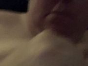 Rubbing my boobs 