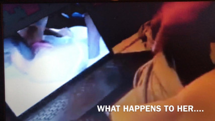 White Girl watching IR Porn