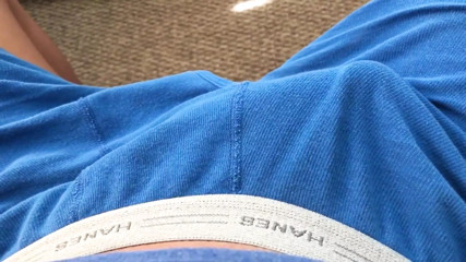 Morning Wood Leads to a Sink Full of Cum