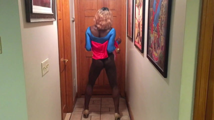 Superhero tranny supergirl part2