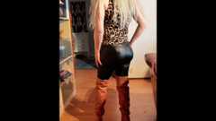 Sexy walking and posing