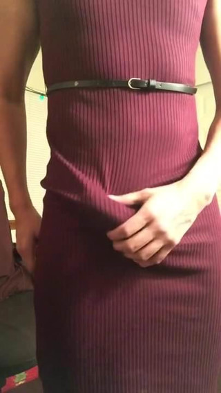 Autumn's Horny Red Dress