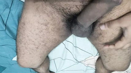 Masturbating with my cock