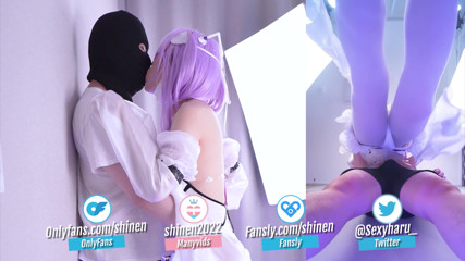 NIKKE Liberalio Cosplay blowjob, Deepthroat assjob Hentai Shemale Asian Femboy trans p3