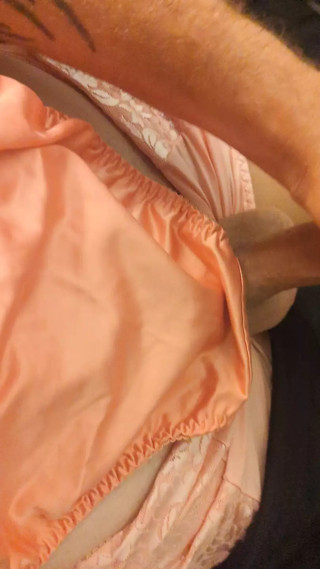 Satin panty cum
