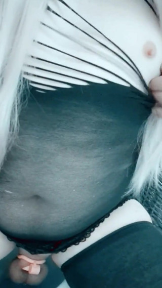 Alicia-sissy-smallz Tiny Wet Clitty Dick Sissy in Chasity and Pee thumbnail