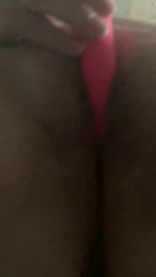 My wife vibes her fat hairy pussy
