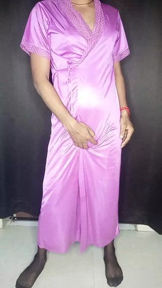 Indian stepmom green sexy bra panty