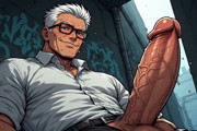 Handsome Men with Cocks Out Art