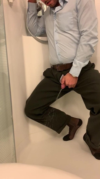 piss in a suit