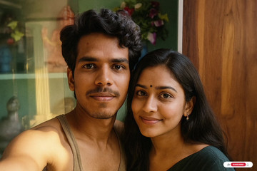 Indian Village New Girlfriend enjoys New house by -Snapchat143